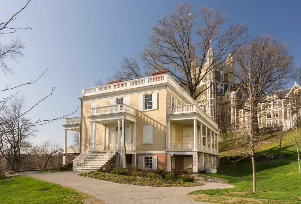 Hamilton Grange is where Alexander and Eliza lived uptown.  Hamilton's New York City