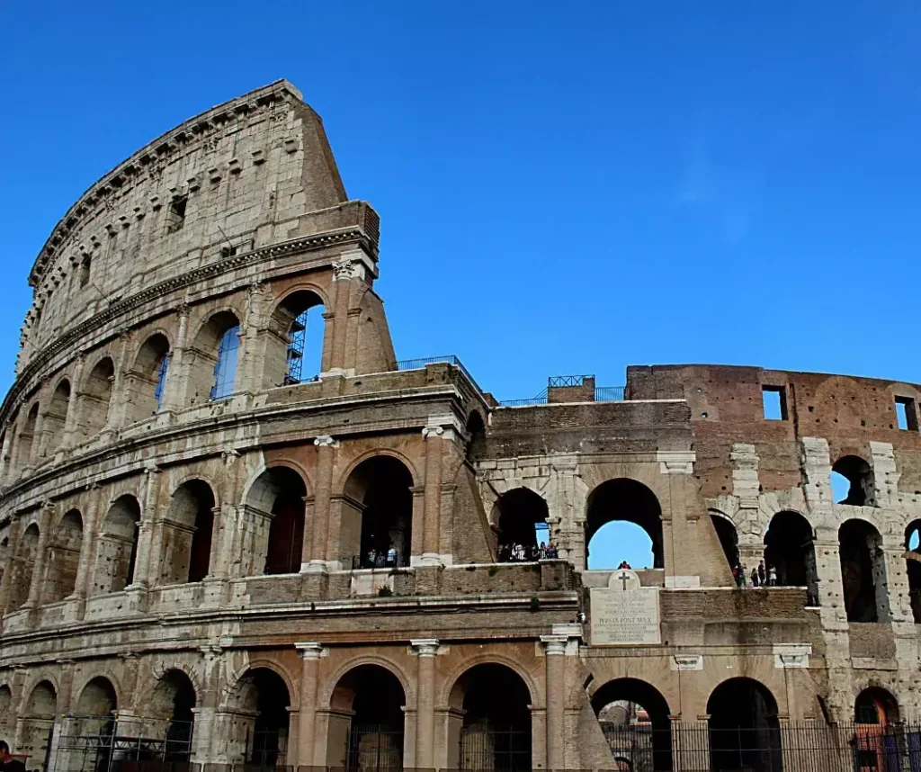 The Colosseum in Rome. Learn interesting facts about the Colosseum before visiting.