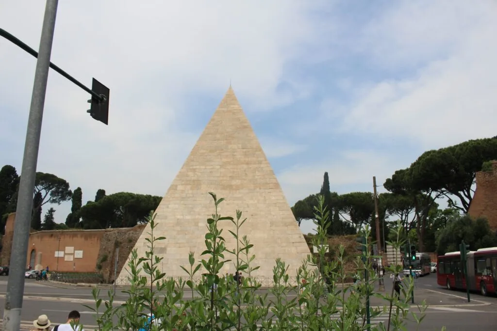 Rome's own Ancient Pyramid. The Pyramid of Caius Cestius is a unique destination on your 3 days in Rome itinerary.