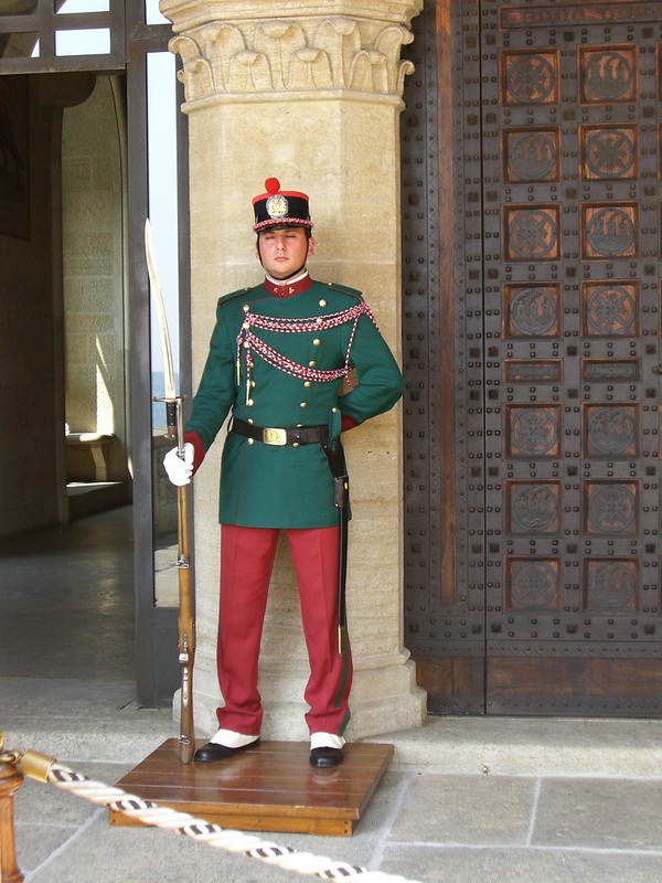 San Marino Guard. Photo by Laranzo on Flickr. 