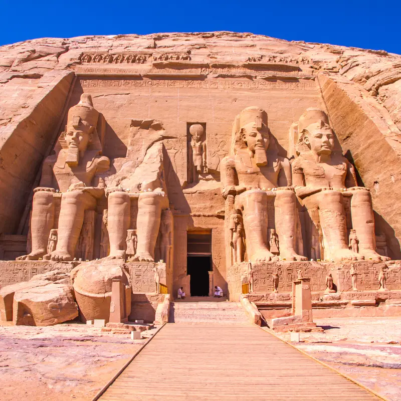 Visiting Abu Simbel in Egypt
