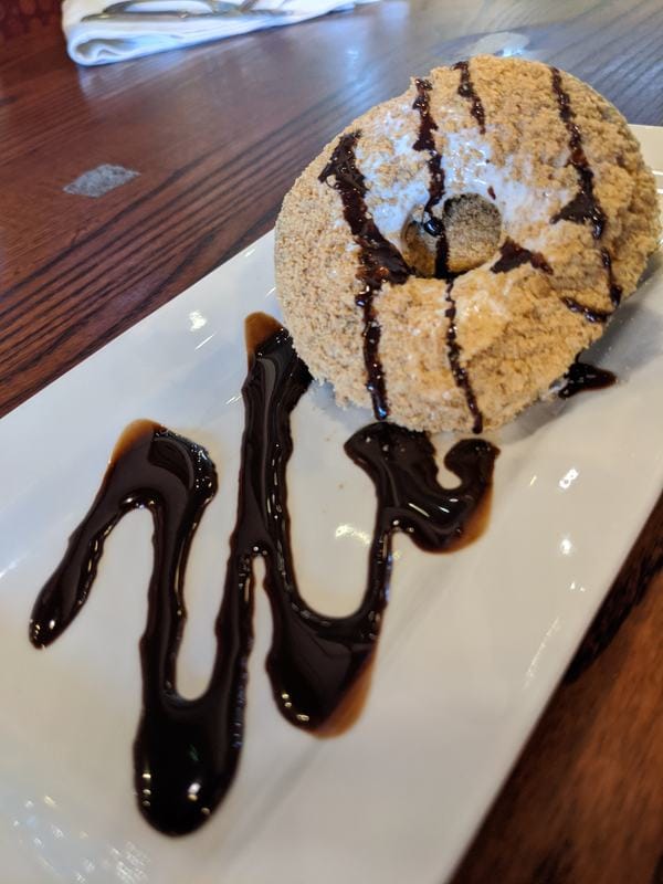 Smore's donuts from Miss Shirley;s, one of the best places to eat in Baltimore. 