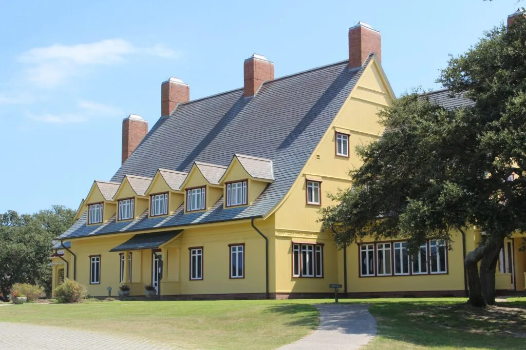 The historic Whalehead club is an icon of Corolla, NC. 
