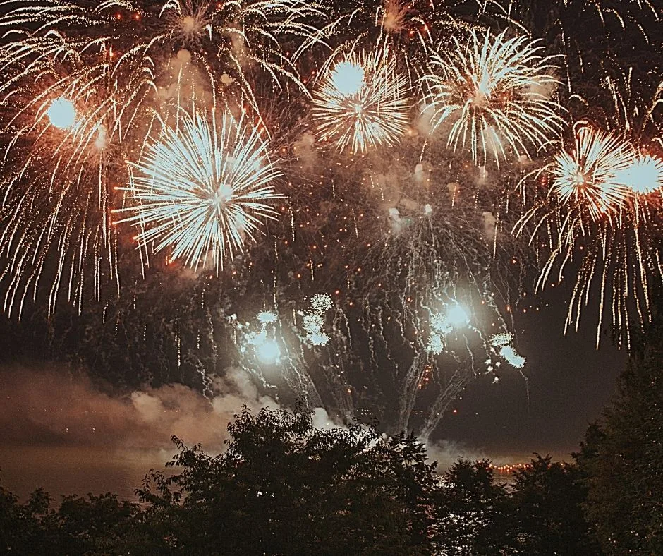 Fireworks over Sao Paolo, Brazil. Sao Paolo is one of the largest cities in Brazil, making it one of the best places to spend new year's eve around the world. 