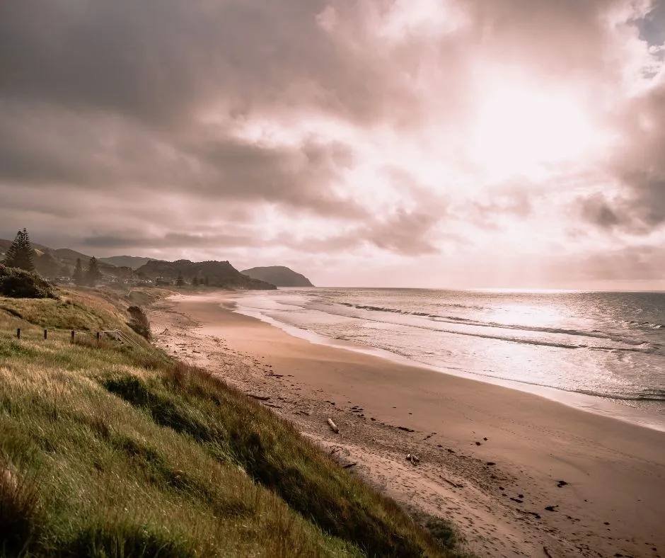 The first sun of the new year rises on the Gisborne coastline; making it one of the most unique places to celebrate NYE in the world. 