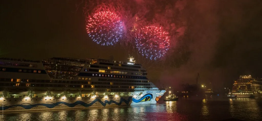 Fireworks from a cruise ship is one of the most unique ways to celebrate New years eve!
