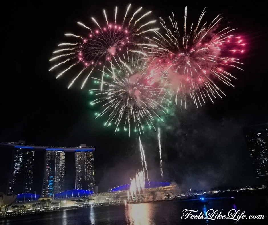 Fireworks over Singapore