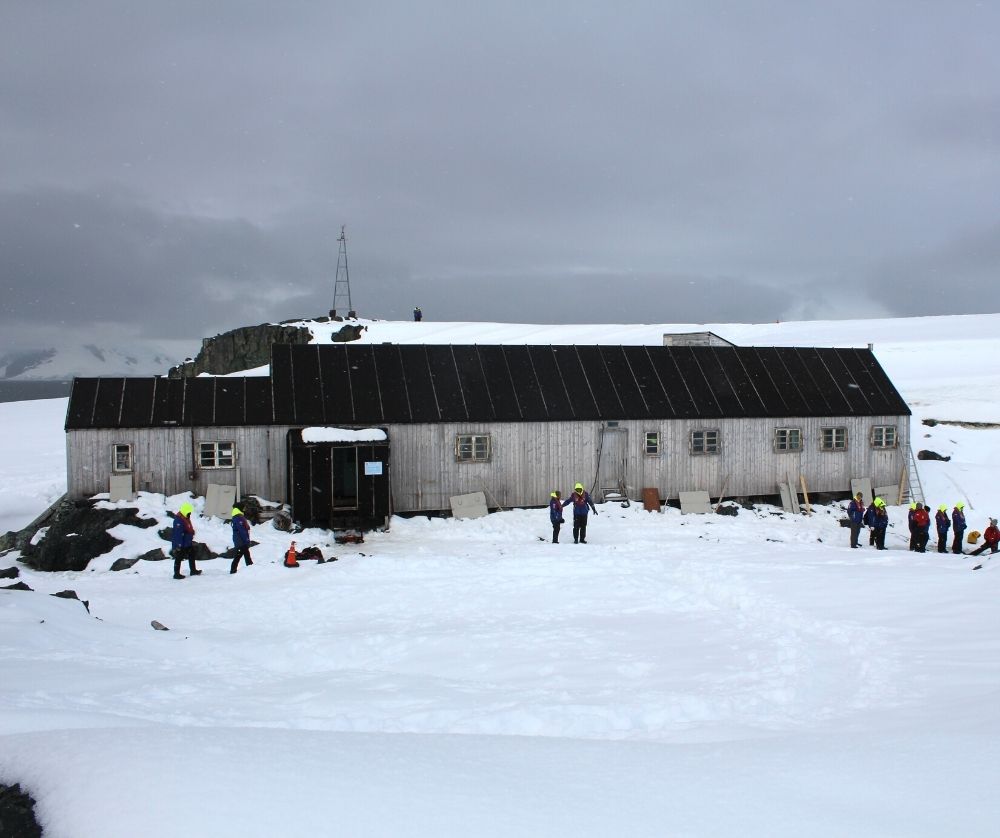 Fun Fact about Antarctica: Photo of Base W. which was built in 1956 and abandoned in 1959! You can visit but be very careful. 