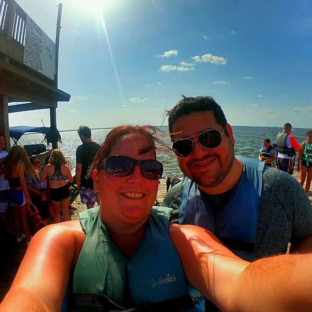 Selfie before jet skiing