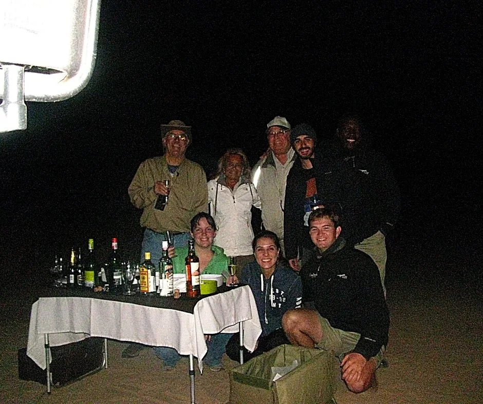Me with our safari group in South Africa