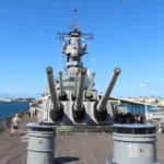Visiting the USS Missouri in Pearl Harbor