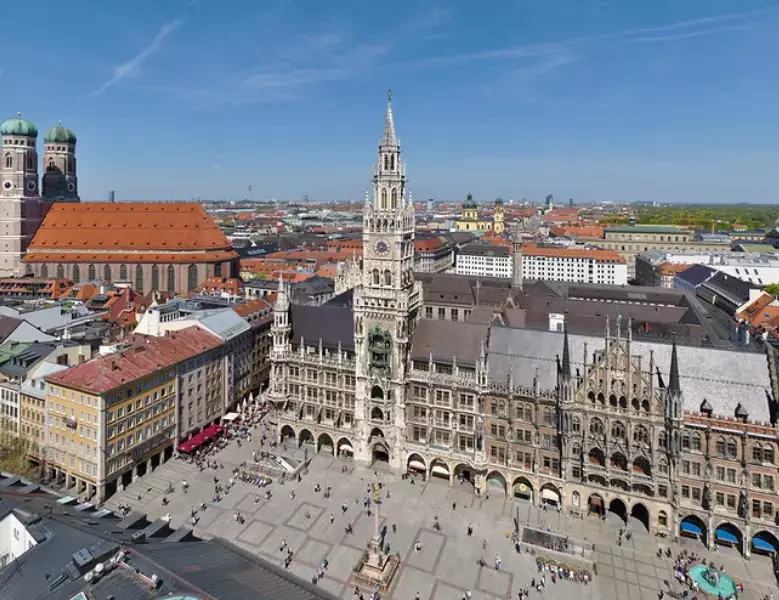 Getting a birds eye view of the city is one of the best things to do in Munich