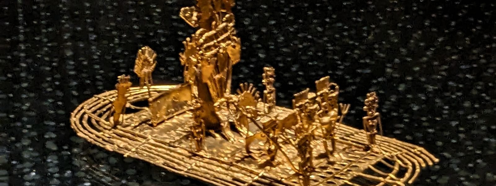 Visiting the Gold Museum in Bogota, Colombia
