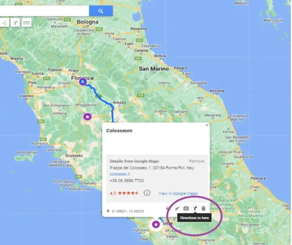 How to plan a trip in Google Maps