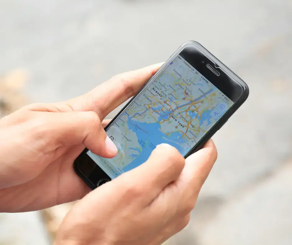 Plan your trip on Google Maps with your phone. 