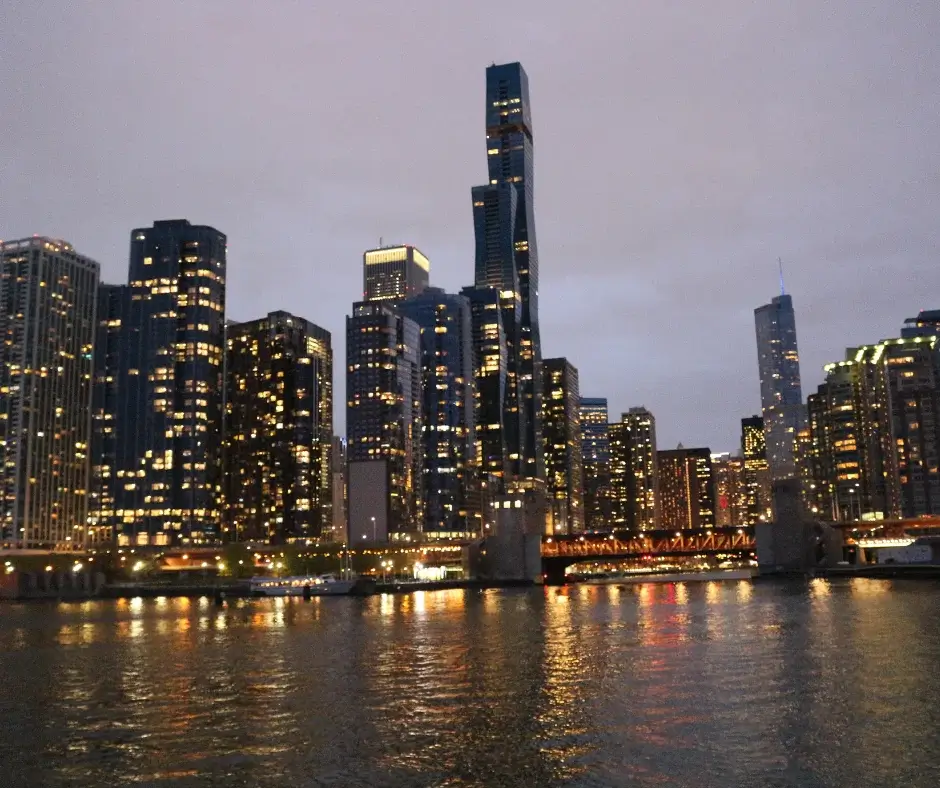 The skyline of Chicago