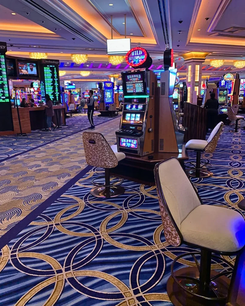 Inside a Las Vegas Casino.