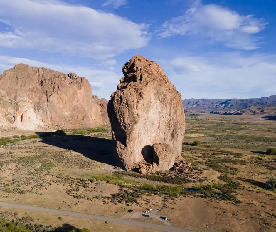 Piedra Parada is one of the most beautiful natural wonders in Argentina. 