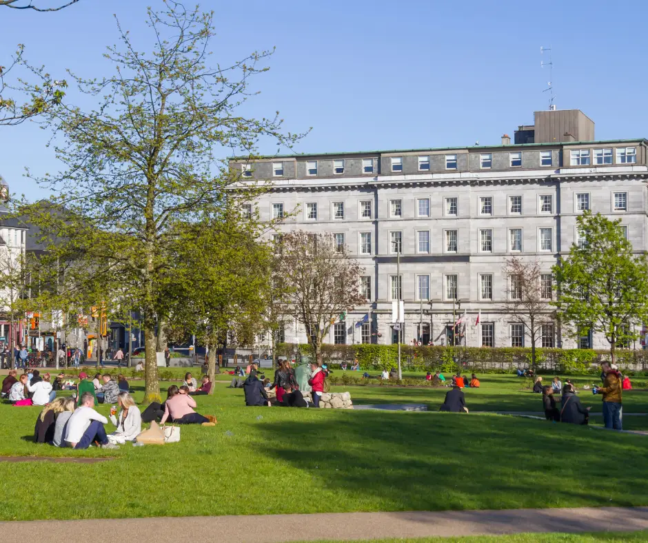 Eyre Square is one of the best free things to do in Galway, Ireland