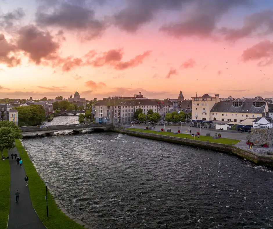 The salthill promenade is one of the best free things to do in Galway, Ireland
