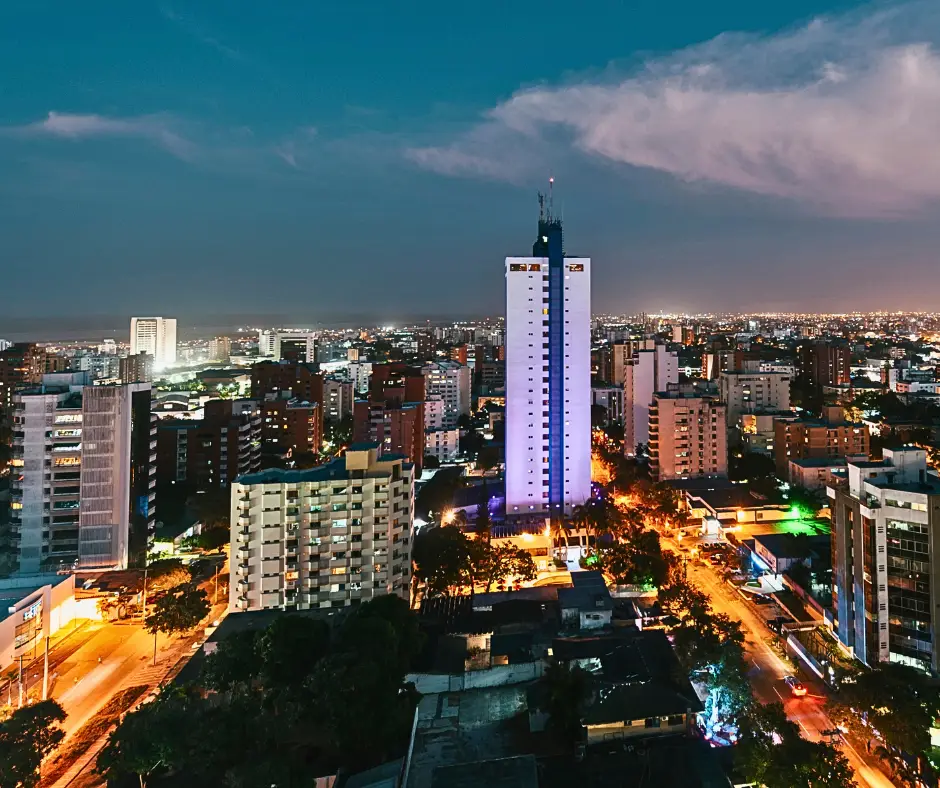 The skyline of Barranquilla.