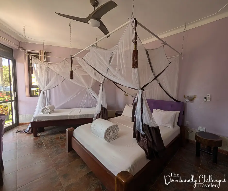 Another room layout at 2Friends Beach Hotel.