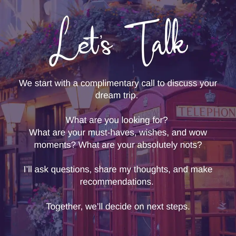Step One: Let's talk about your dream trip