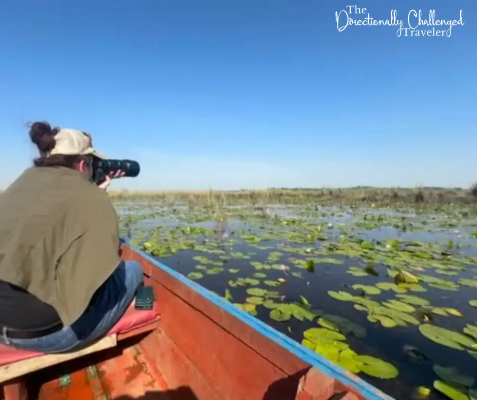 Me taking photos of the shoebill. 