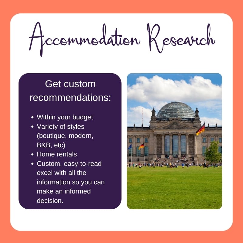 Accommodation Research Planning Services