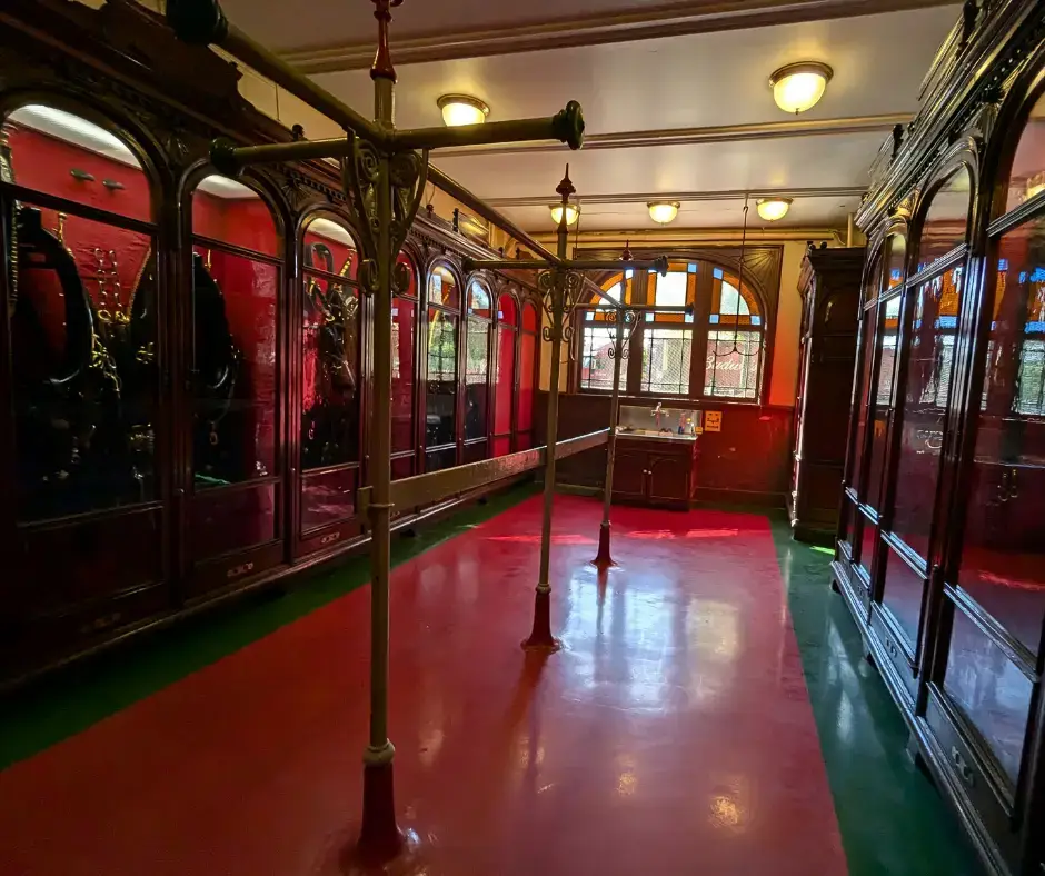 The tack room while taking a Clydesdale Tour in St. Louis, Missouri