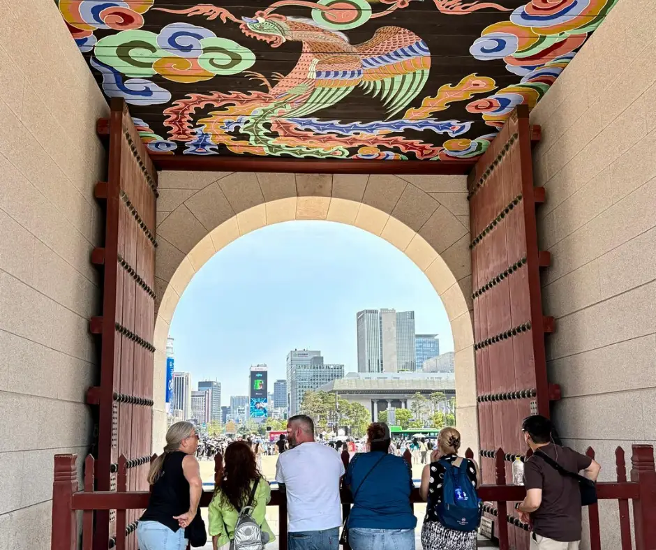 A few of the group members in Seoul. 