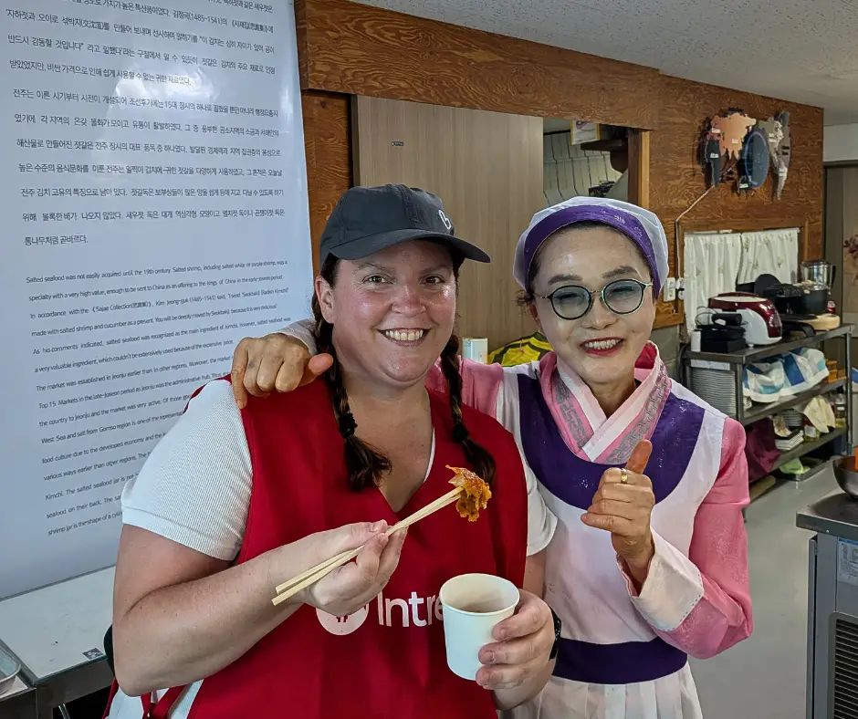Me and the kimchi-expert in South Korea. 