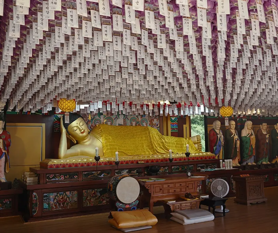 Buddha at  Haedong Yonggungsa Temple