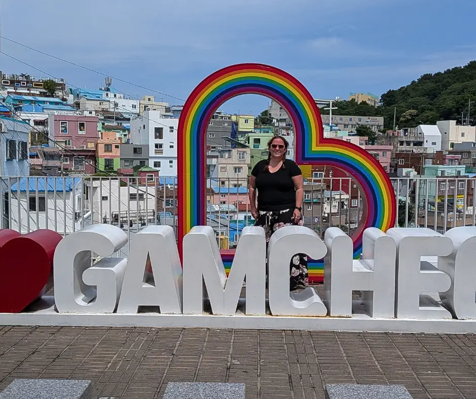 Me at Gamcheon Cultural Village, Busan, Korea