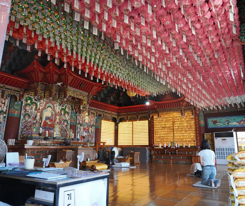 Prayer Room at Haedong Yonggungsa Temple