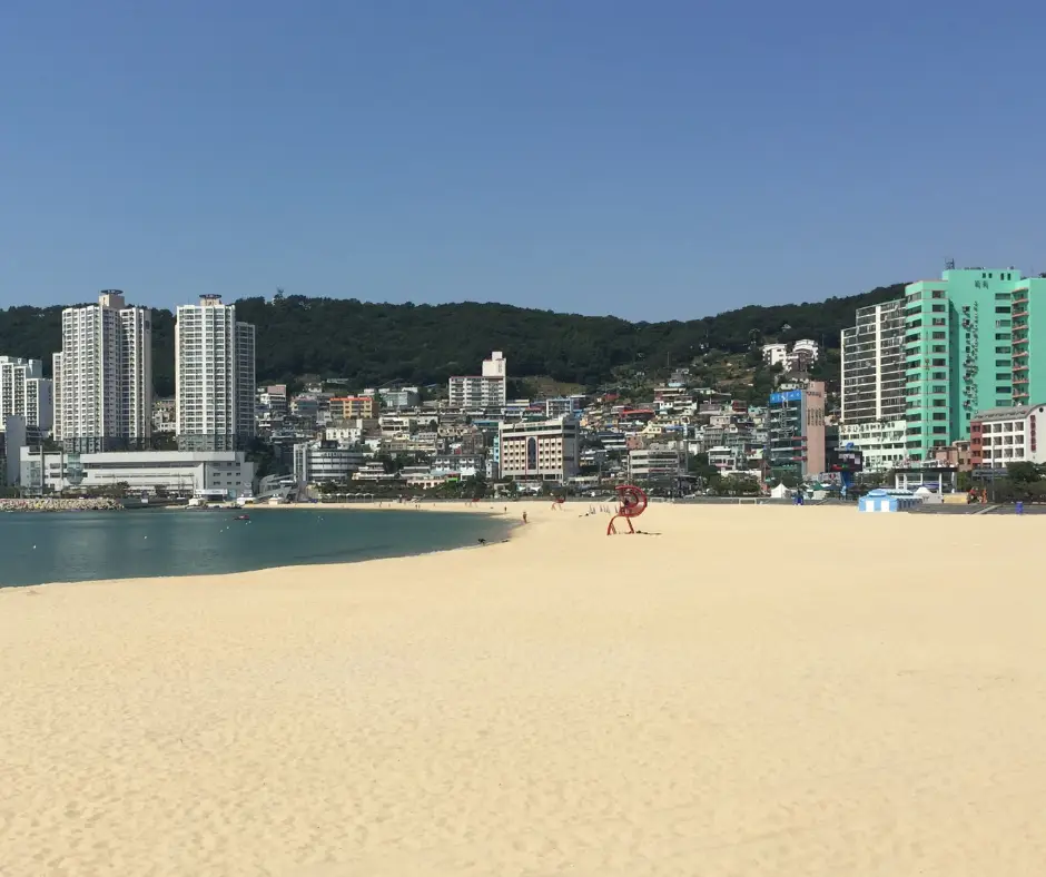 Songda Beach is one of the best things to do in Busan, Korea. Photo by DepositPhotos. 